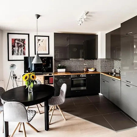 Stylowy Apartament Z Przestronnym Tarasem Apartment