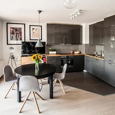 Stylowy Apartament Z Przestronnym Tarasem *