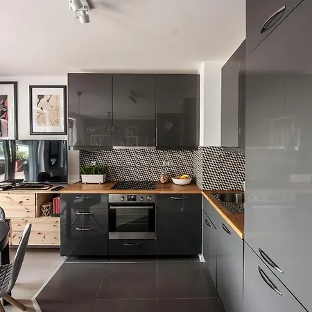 Stylowy Apartament Z Przestronnym Tarasem * Krakkó